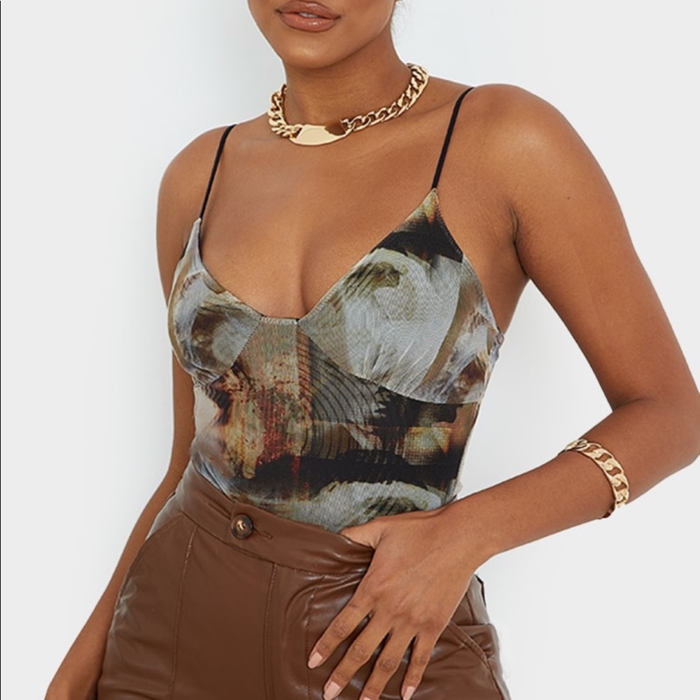 Angel graphic bodysuit